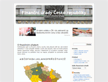 Tablet Screenshot of financni-urady.info