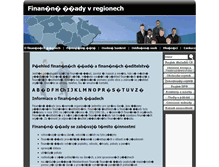 Tablet Screenshot of financni-urady.cz